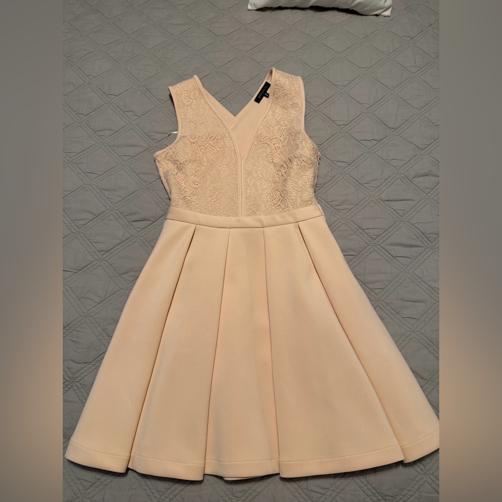Dynamite Cream Lace Kids Formal Dress
